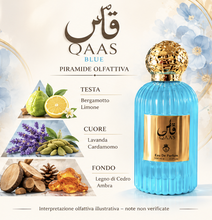 Profumo arabo qaas blue