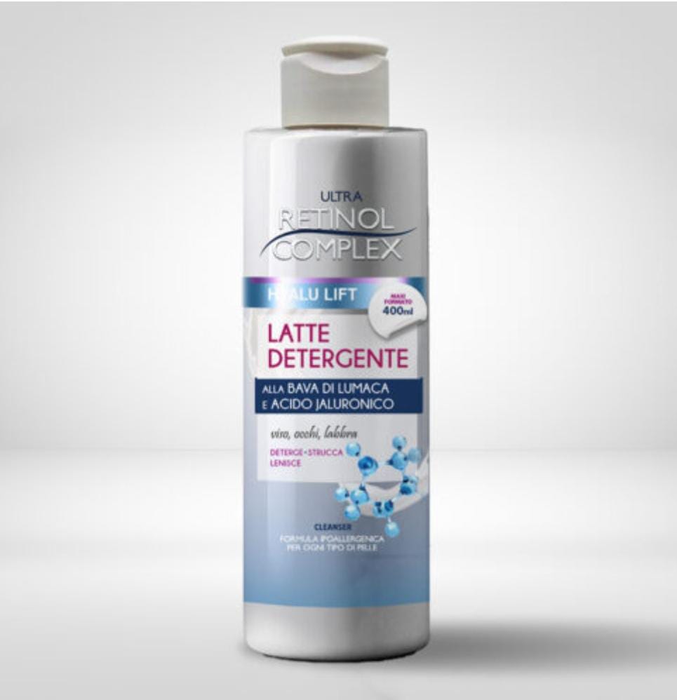 LATTE DETRGENTE  CON BAVA DI LUMACA E ACIDO IALURONICO